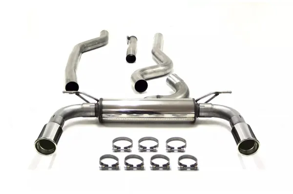 Simons Stainless steel sports exhaust system Duplex 90 mm for BMW F34 GT 318D, 320D
