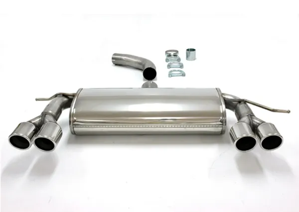 Simons Stainless steel sport rear silencer Duplex L+R 2x80 mm for Audi A3 (8P) 2WD 1.4TFSi/2.0TFSi EC-approval