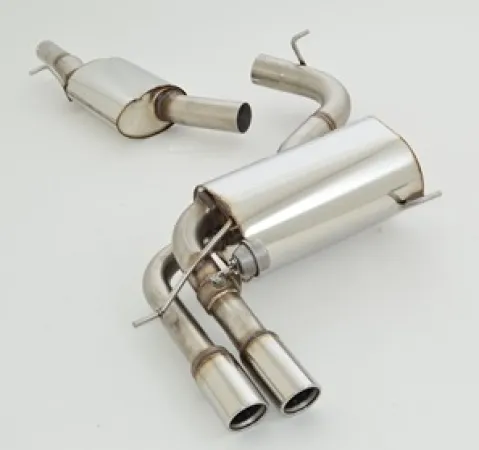 Sport exhaust for Audi S3 8PA Sportback 2.0TFSI 265PS ø 76mm stainless steel with flap control EC-approval