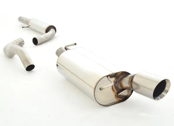 Sport exhaust for Audi TT 180PS 8N 2WD 1.8T ø 63,5mm stainless steel with EC-approval (registration-free)