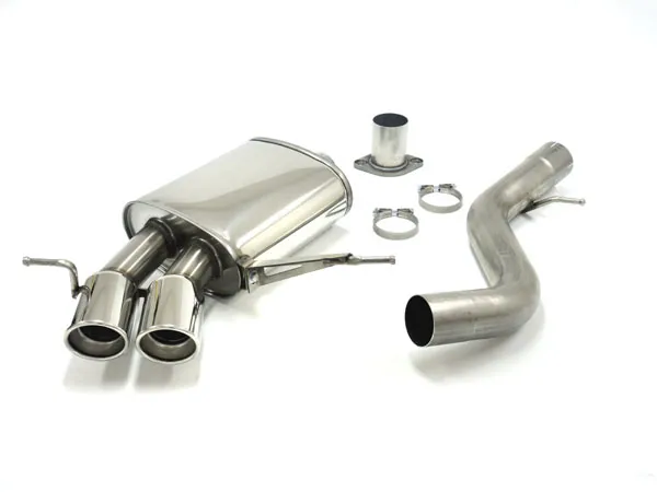 Sport exhaust for BMW 135i Coupe E82 306PS ø 76mm made of stainless steel