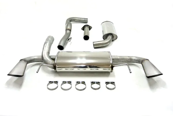 Sports exhaust for Opel Astra J OPC 2.0 from year 2012 ø 76mm made of stainless steel with EC approval (registration-free)