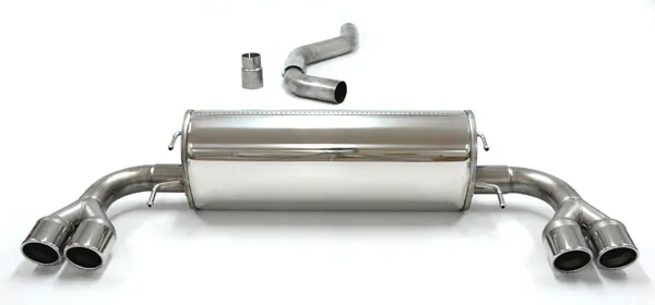 Sports exhaust for Opel GT ø 76mm made of stainless steel with EC approval (registration-free)