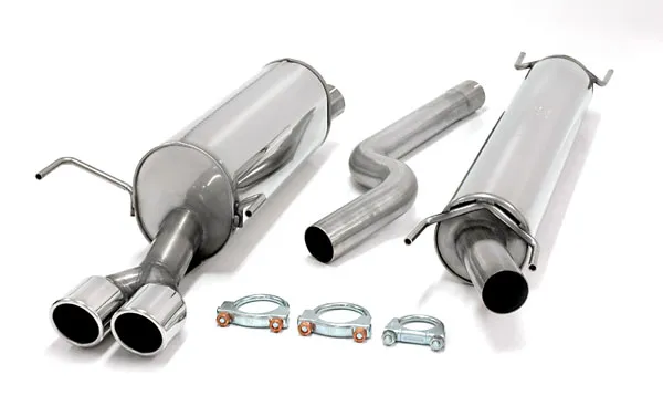 Sports exhaust Simons for Opel Astra H GTC hatchback ø 63.5mm made of stainless steel with EC approval (registration-free)