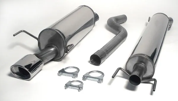 Sports exhaust Simons for Opel Astra H GTC hatchback ø 63.5mm made of stainless steel with EC approval (registration-free)