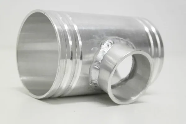 T-piece aluminum adapter ø 76mm to 50mm L 120mm