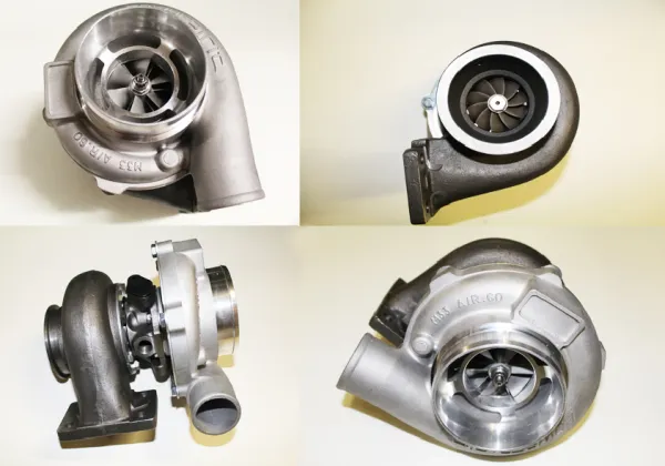 Turbocharger GT3076 HF High Flow 60A/R - 82A/R T3 flange - Vband connection, plain bearing