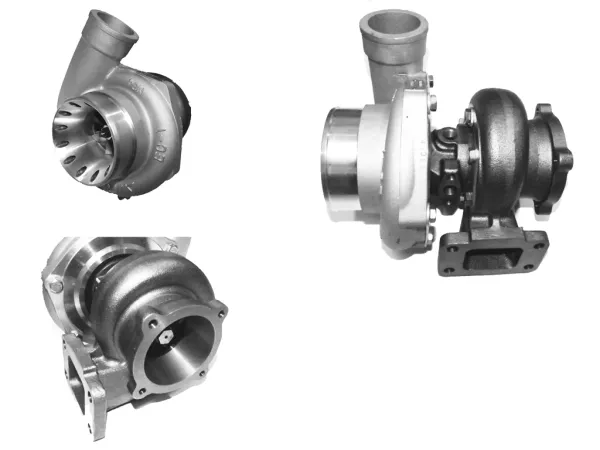 Turbocharger GTR-650 HF (GT3582, GT35) 70A/R water-cooled 61,4mm - 82A/R 4-Bolt