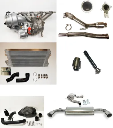 upgrade Turbo Kit 2.0 TFSI A3 S3 8P, TT 8J, Leon 1P, Octavia 1Z, Golf 5, 6 R, GTI, Scirocco, T6, EOS with TÜV up to 380hp