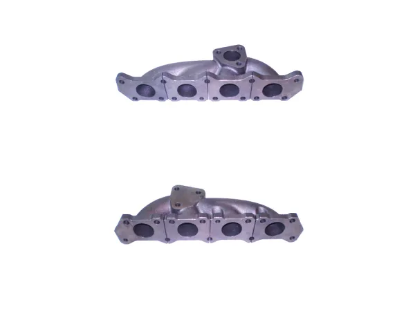 Upgrade turbo manifold 1.8T cast nickel, slotted, K03, K04, A4, A6, Passat - engine installed longitudinally