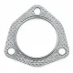 3-hole gasket for Audi 1.8T between catalytic converter and downpipe – 60mm inner diameter