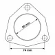 3-Hole Gasket for Downpipe – Inner Diameter 56 mm