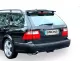 Simons Chrome steel sports exhaust system 90/120 mm oval for SAAB 9-5 Turbo 2.0/2.3 sedan/station wagon For models WITH an opening in the rear bumper