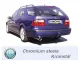 Simons Chrome Steel Sport Exhaust System 90/120 mm Oval for SAAB 9-5 Turbo 2.0/2.3 Sedan/Station Wagon For models without an opening in the rear bumper