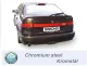 Simons Chrome Steel Sport Exhaust System 90 mm Round for SAAB 9000 CS Turbo 2.0/2.3/Aero