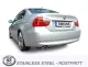 Simons Stainless Steel Sport Exhaust System 2x80 mm for BMW E91 323i, 325i, 325ix, 330i, 330ix (N53) 2007–2011 with EC approval (no registration required)