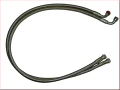 1x line for oil cooler with D08 connections straight + 90° approx. 1.3 meters/line