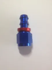 30x aluminum fitting straight D08 3/4 UNF to 13mm hose connection push on