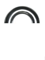 Aluminum pipe bend 180° ø 51mm - L 320mm - 2mm wall thickness weldable