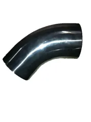 Aluminum pipe bend 45° ø 102mm -- 2mm wall thickness weldable short leg length