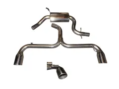 Exhaust system Golf 6 GTI 2.0L TFSI 211PS stainless steel sports exhaust