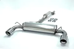 Exhaust system/sport exhaust for Golf 4 R32 4-Motion ø 70mm stainless steel with EC approval (registration-free)