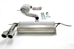 Exhaust system/sport exhaust for Scirocco 1.4TSI 1.8TSI 2.0TFSI ø 76mm made of stainless steel with EC approval (registration-free)