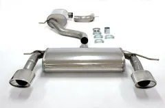 Exhaust system/sport exhaust for Seat Leon 1P 2.0 TFSI TSI Cupra ø 76mm duplex made of stainless steel with EC approval (registration-free)