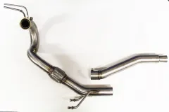 Diesel particulate filter replacement pipe / downpipe ø 63.5mm stainless steel for VAG 1.9 TDI 2.0 TDI from 2003 onwards