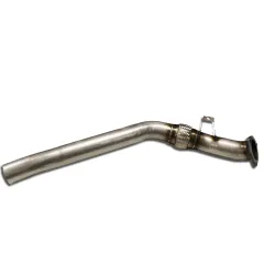 Downpipe for Audi A4 A6 1.8T B6 Quattro ø 76mm 3" made of stainless steel with interlock flex pipe