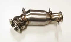Downpipe with 200 cells metal catalytic converter for BMW F20 F21 M135I, F22 F53 M235i, F30 F31 F34 335i, F32 F33 F36 435i N55B30