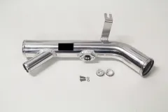 Pressure pipe / Throttlepipe aluminum for 1.8TSI 2.0 TFSI with noise amplifier outlet