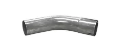 Stainless steel pipe bend 45° ø 63mm 2,5