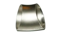 Stainless steel pipe bend 45° degrees ø 63.5mm 1.5mm wall thickness stainless steel