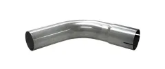 Stainless steel pipe bend 60° ø 63.5mm 2.5" for exhaust pipe leg length 250mmx1.5mm wall