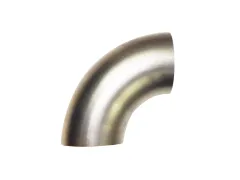 Stainless steel pipe bend 90° degrees ø 60.3mm V2A 1.5mm wall thickness