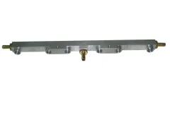 Injection rail for VW VR6 Turbo made of aluminum 2 connections