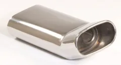 Tailpipe 25 - 75x135 DTM with double absorber stainless steel