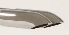 Tailpipe 32 - 2x70 diesel look stainless steel