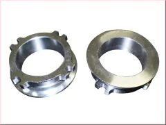 Flange for Y-pipe on 4-hole 76mm hole spacing on 76mm V-band made of steel