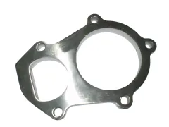 Flange for Y-pipe for GT3076R + GT3582R with internal wastegate made of stainless steel GT30 GT35