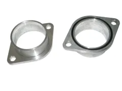 Flange for compressor side inlet GT28R GT2871R with 60mm aluminum tube supports from Alu