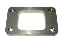Flange T4 82,5x70mm 10mm thick made of stainless steel for manifold construction