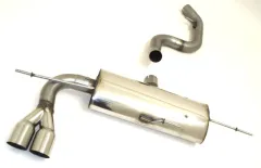 FMS sport rear silencer Audi Q3 8U Quattro 2.0 TFSI TDI S-Line stainless steel with EC-approval (registration-free)