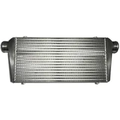 Intercooler 600x300x76mm aluminum - 76mm connections intercooler