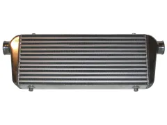 Intercooler 700x300x100mm aluminum - 76mm intercooler connections