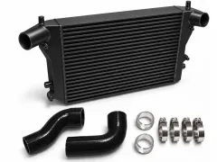Intercooler Kit - FMIC for Golf 5, 6, GTI, R, Audi A3, S3, Seat Leon, Passat B6 2.0 TFSI Double-DIN 65mm plug-and-play