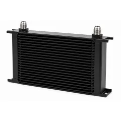 30-Row Oil Cooler, 330x210x50mm – D08 Connectors, black