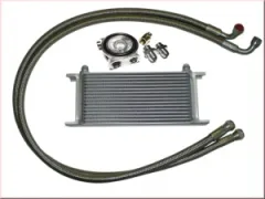 Oil cooler kit complete for Audi/VW 10 row oil cooler with thermostat