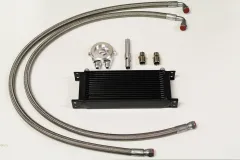 Oil cooler kit VR6 complete with 16 rows oil cooler black